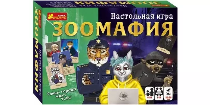 Ranok-creative Настольная игра Зоомафия