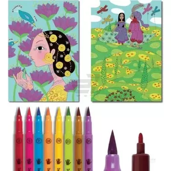 Раскраска Djeco Восточные мотивы