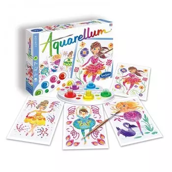 Раскраска SentoSpherE акварельная Балерины