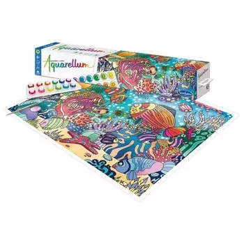 Раскраска SentoSpherE акварельная большая Кораллы