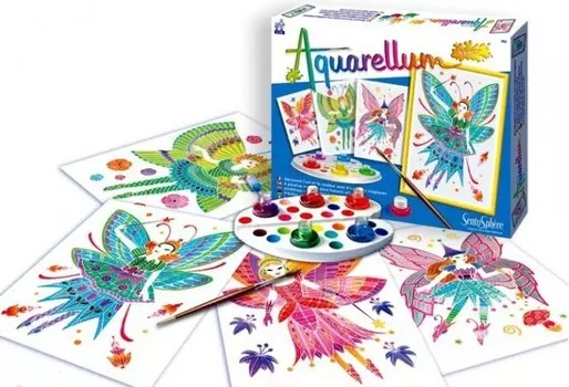 Раскраска SentoSpherE Акварельная Феи