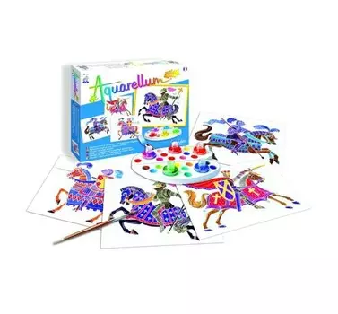 Раскраска SentoSpherE Акварельная раскраска Рыцари