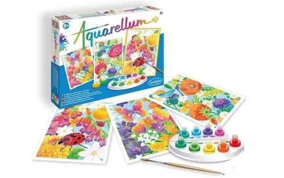 Раскраска SentoSpherE Акварельная В цветах