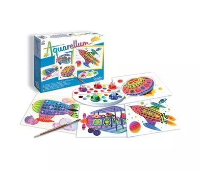 Раскраска SentoSpherE Акварельная В воздухе