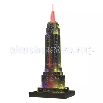 Ravensburger 3D Пазл Ночной Эмпайр Стейт Билдинг (216 элементов)