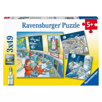 Ravensburger Пазл Космическая миссия с Томом и Мией (3х49 элемента)