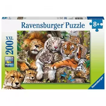 Ravensburger Пазл Сон больших кошек (200 элементов)