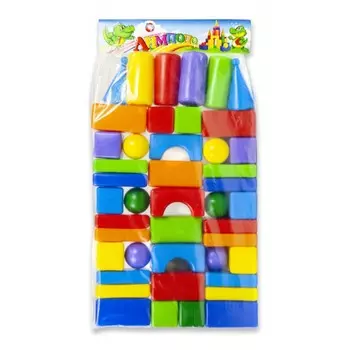 Развивающая игрушка Алекс Тойз Кубики строительный набор 44 шт.