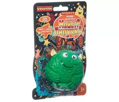 Развивающая игрушка Bondibon Антистресс Чудики Монстр-Липучка Ушастик