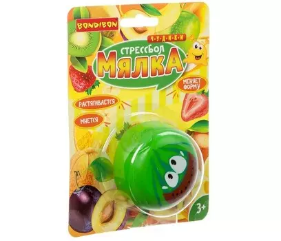 Развивающая игрушка Bondibon Чудики Стрессбол Мялка Арбуз