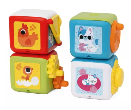 Развивающая игрушка Chicco Кубики Монтессори