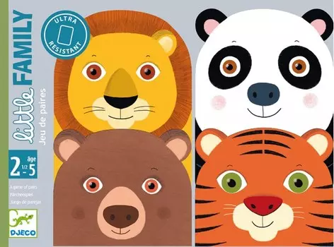 Развивающая игрушка Djeco Детская настольная карточная игра Семейка