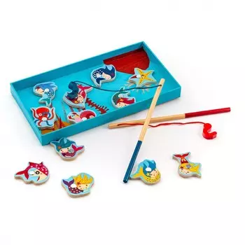 Развивающая игрушка Djeco Игра Магнитная Поймай русалочку