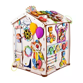 Развивающая игрушка Evotoys Домик ЭвоПарк Большой дом 40х40х50 см