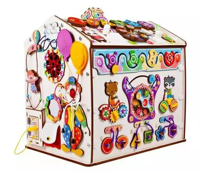 Развивающая игрушка Evotoys Домик разборный ЭвоПарк макси 50х38х48 см