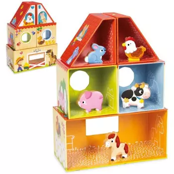 Развивающая игрушка Goula Кубики Моя первая ферма