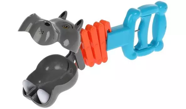 Развивающая игрушка Играем вместе Рука механическая кусака Бегемот