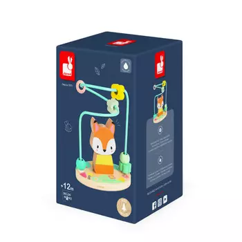 Развивающая игрушка Janod Пирамидка-лабиринт Скандинавские мотивы