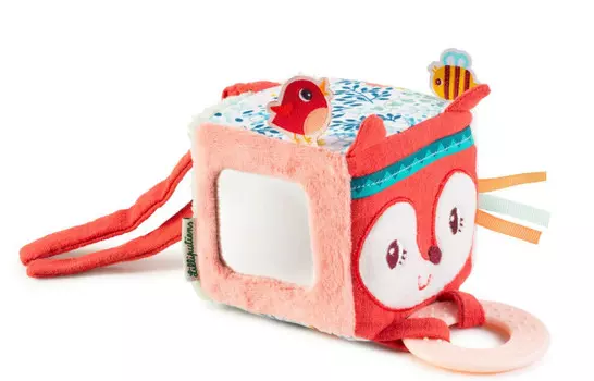 Развивающая игрушка Lilliputiens Мини-куб Лиса Алиса 8х8х8 см