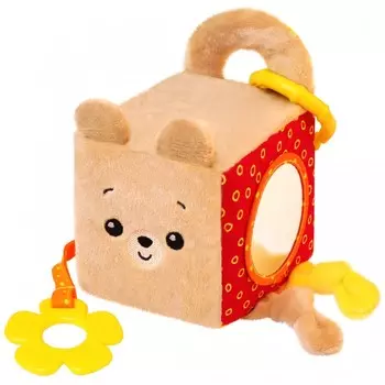 Подвесная игрушка Мякиши кубик Мишка Барни