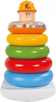 Развивающая игрушка Pilsan Пирамидка Веселые кольца