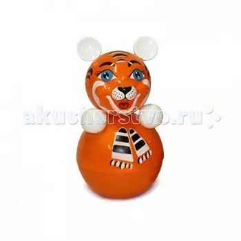 Развивающая игрушка Russia Неваляшка Тигренок 22 см