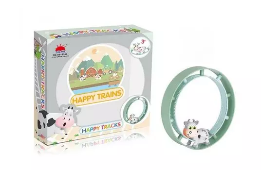 Развивающая игрушка Russia Заводной Счастливый поезд A216-H06045