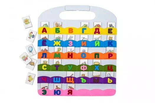 Развивающая игрушка Смайл Декор Коврик-игралка в дорогу Алфавит