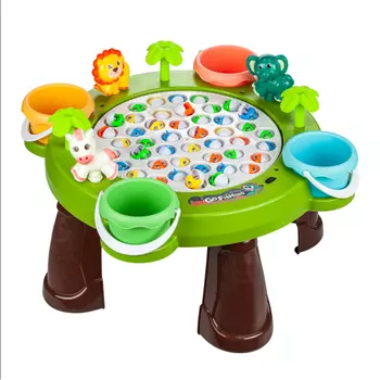 Развивающая игрушка Solmax Развивающая игра для детей веселая рыбалка с музыкой