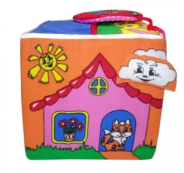 Развивающая игрушка Учитель Развивающий кубик 15x15 см