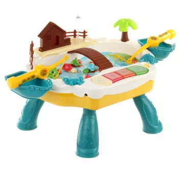 Развивающая игрушка Veld CO Игра рыбалка со столиком 35х8х25 см
