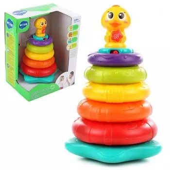 Развивающая игрушка Veld CO Пирамидка со светом и звуком