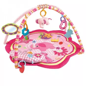 Развивающий коврик Panda Baby Pink flower (розовый цветок)