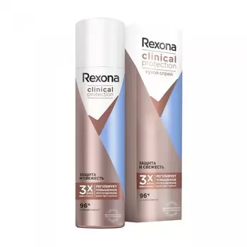 Rexona Clinical Protection Антиперспирант-аэрозоль Защита и Свежесть 150 мл