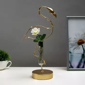 Risalux Ночник Фламинго LED от батареек 3хАА