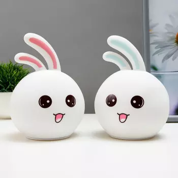 Risalux Ночник Зайчик мякиш LED 1Вт от USB