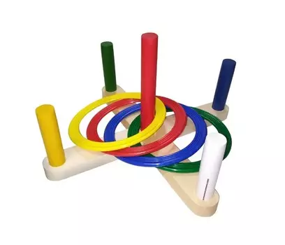 RNToys Кольцеброс разборный с пластиковыми кольцами