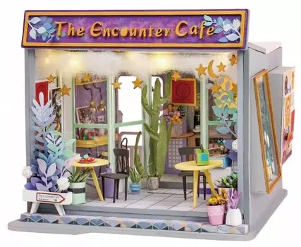 Robotime Румбокс Кафе для встреч