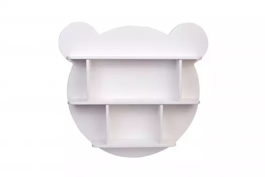 Rodent kids Полка настенная круглая Мишка