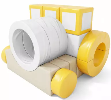 Romana Мягкие игровые блоки Трактор