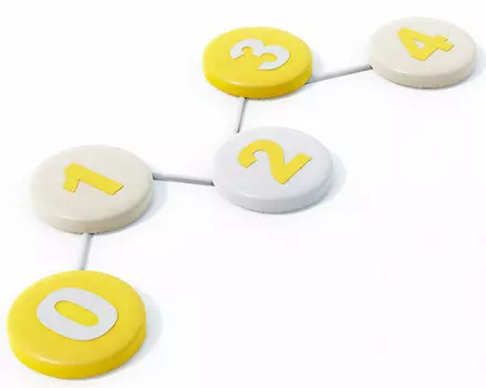 Romana Мягкий развивающий модуль Шагайка (5 кругов)