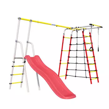 Romana Спортивно-игровой комплекс Богатырь Плюс-2 с качелями гнездо лодка 103.12.05-01