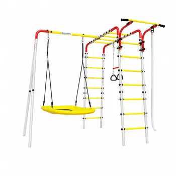 Romana Спортивно-игровой комплекс Веселая лужайка-2 с качелями гнездо лодка R.103.25.04-01