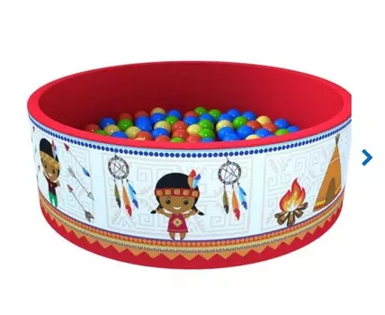 Romana Сухой бассейн Индейцы + 200 шаров
