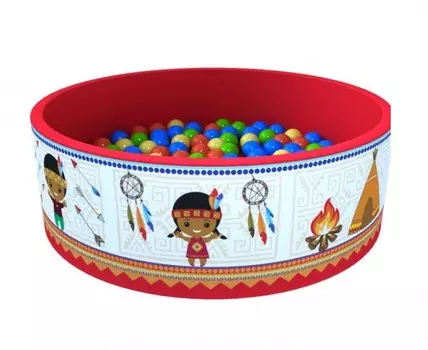 Romana Сухой бассейн Индейцы + 300 шаров