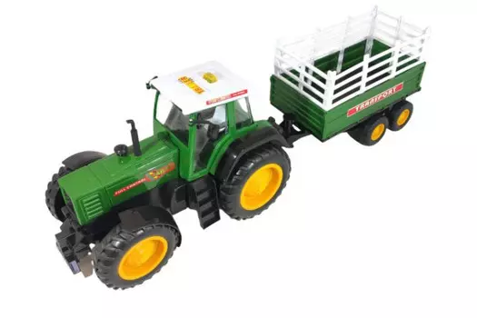 Rui Feng Радиоуправляемый трактор с прицепом