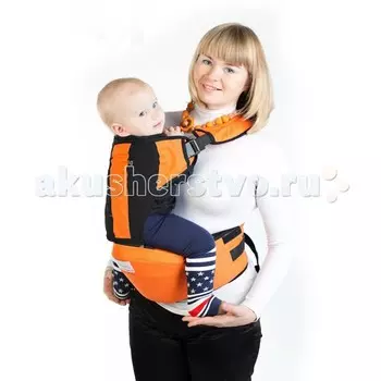 Рюкзак-кенгуру SlingMe Хипсит со спинкой