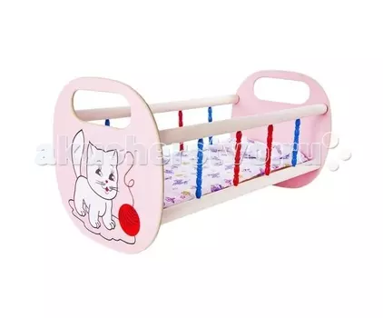 Russia Кроватка для кукол деревянная малая