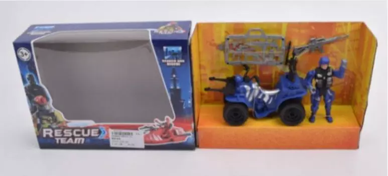 Russia Набор военный мотоцикл с фигуркой и аксессуарами ABC22-15