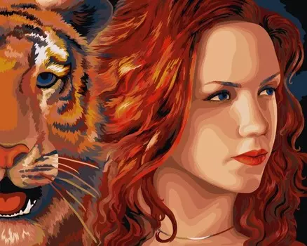 Русская живопись Набор для творчества Рисование по номерам Ирина. Брагинский А. 40х50